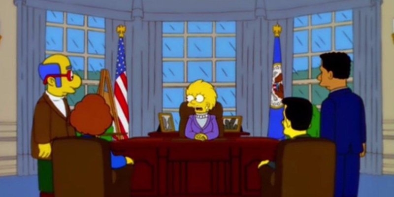 gia đình Simpsons, dự đoán, Donald Trump, Bài chọn lọc, 