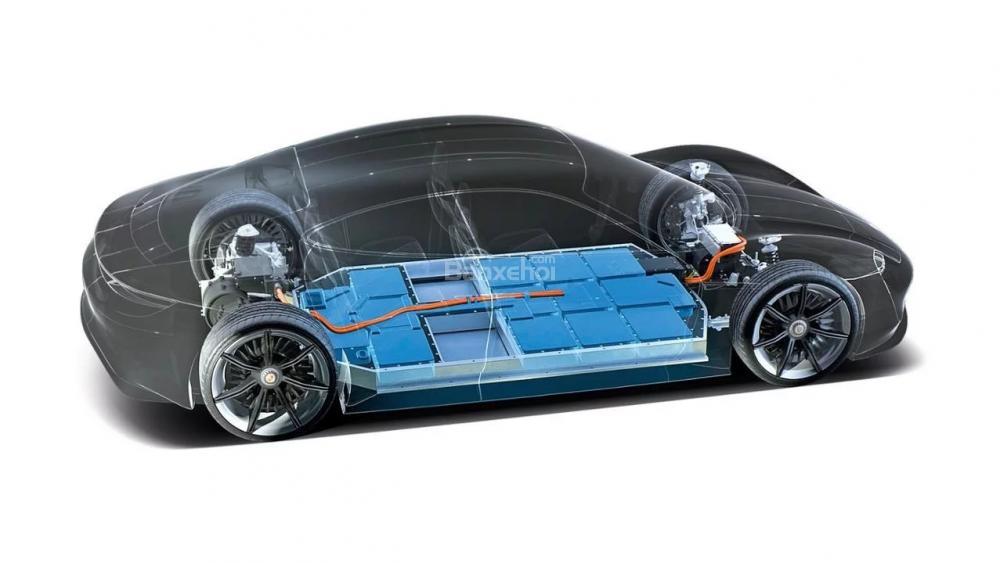 Porsche Taycan sở hữu 2 mô-tơ điện công nghệ cao sản sinh trên 600 mã lực - 2