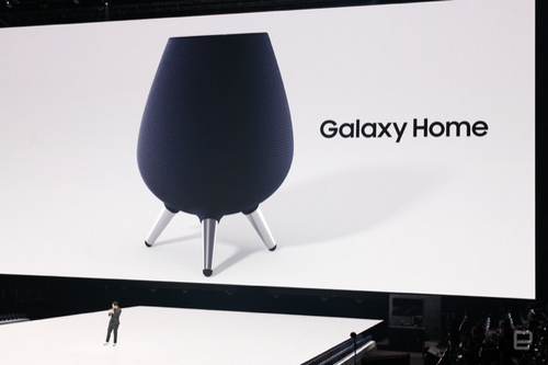 Loa thông minh Galaxy Home được giới thiệu nhanh tại sự kiện Unpacked 2018.